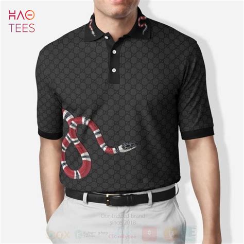 replica gucci snake shirt|gucci polo shirt snake.